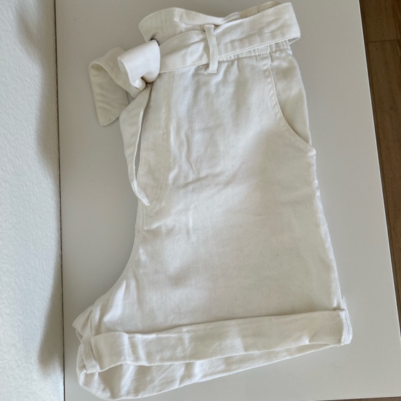 H&M Denim Paper Bag Shorts - Picture 6 of 7